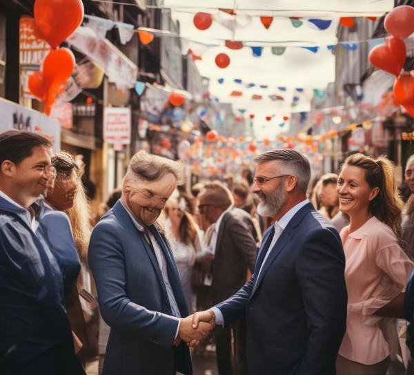 商贸同行五载，合作共赢未来——五周年商贸合作庆典主题文案