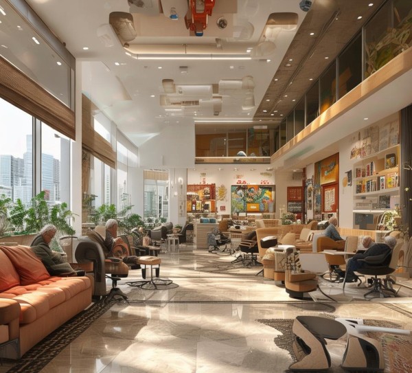 固安国际商贸城老年装修项目，以适老化设计点亮银发生活新篇章